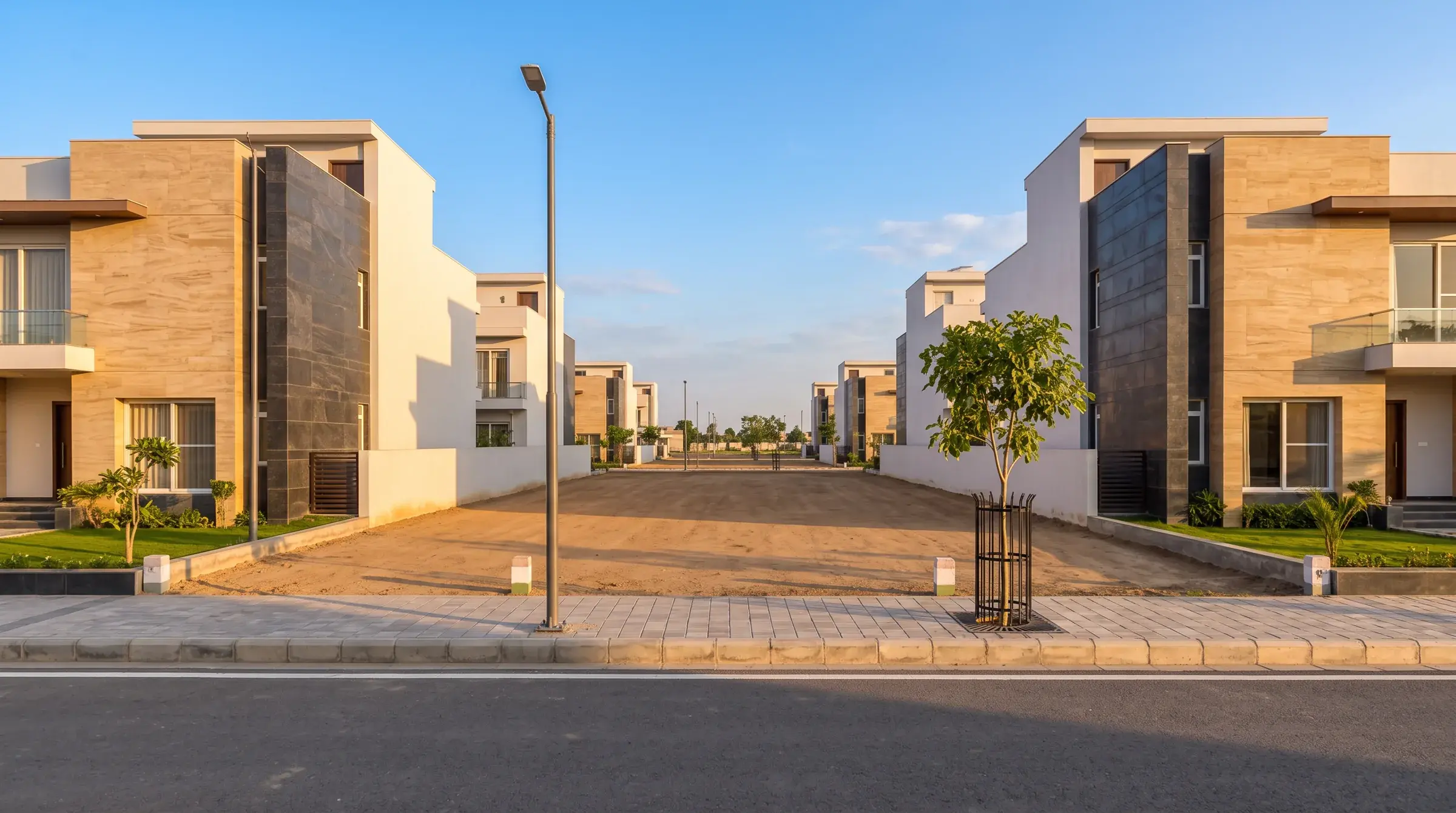 A plot, ready to build — artist's impression