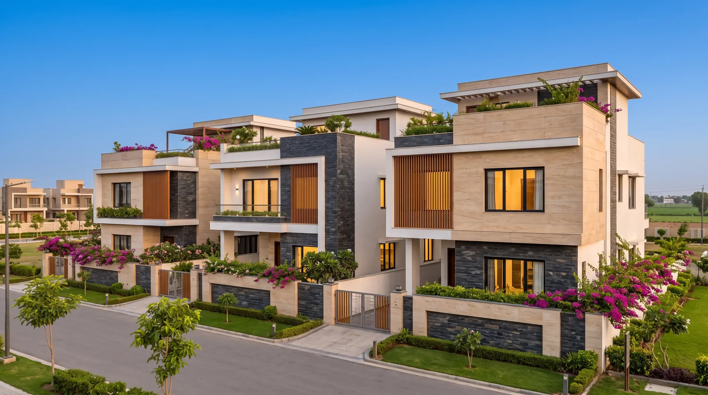 Homes buyers may build — artist's impression